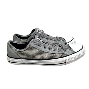 Converse All Star Sneakers Gray CT Overlay Knit size 11 Women 9 Men Low